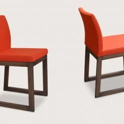 SohoConcept Aria Sled Wood Dining Chair Modern Dining