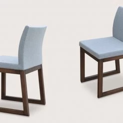SohoConcept Aria Sled Wood Dining Chair Modern Dining