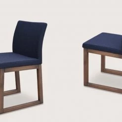 SohoConcept Aria Sled Wood Dining Chair Modern Dining