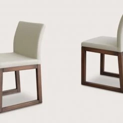 SohoConcept Aria Sled Wood Dining Chair Modern Dining