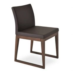 SohoConcept Aria Sled Wood Dining Chair Modern Dining