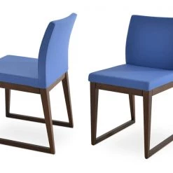 SohoConcept Aria Sled Wood Dining Chair Modern Dining