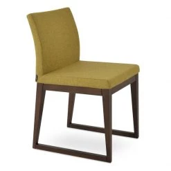 SohoConcept Aria Sled Wood Dining Chair Modern Dining