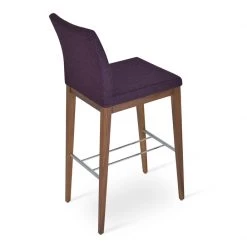 SohoConcept Aria Wood Bar Stool-Fabric