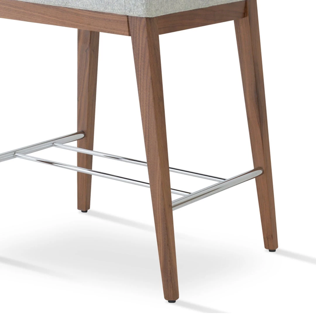 SohoConcept Aria Wood Bar Stool-Leather 6 SohoConcept Aria Wood Bar Stool-Leather