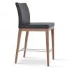 SohoConcept Aria Wood Bar Stool-Leather 1 SohoConcept Aria Wood Bar Stool-Leather