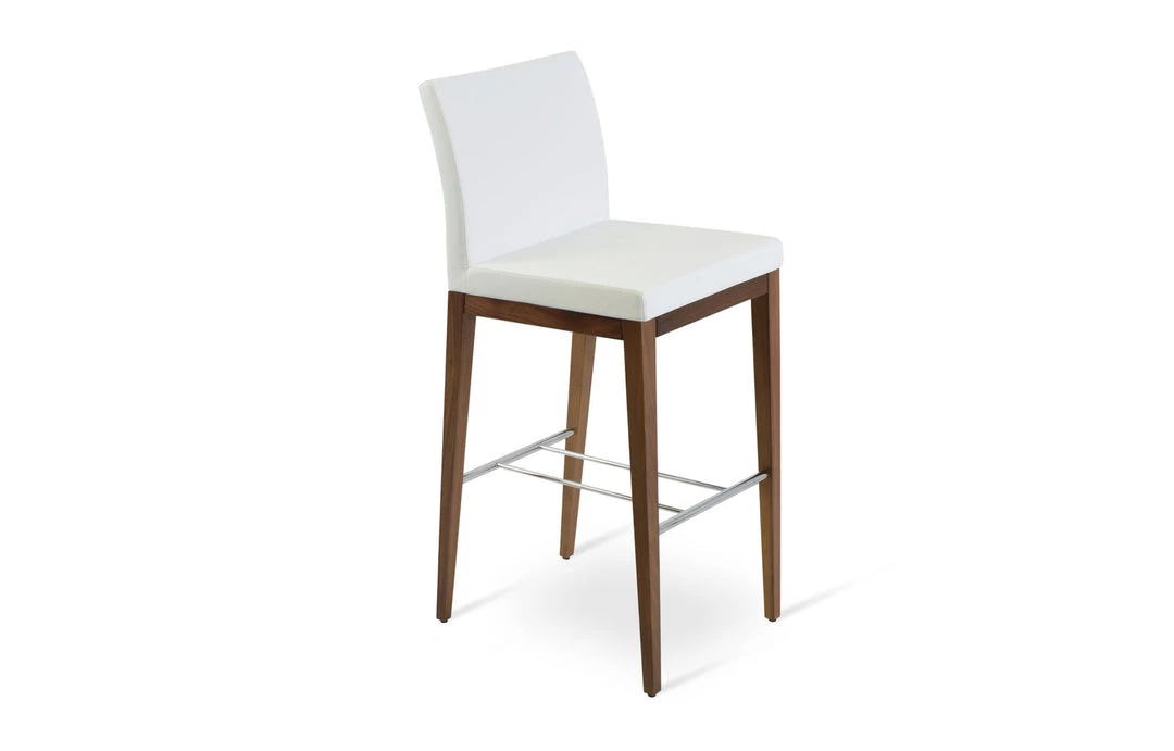 SohoConcept Aria Wood Bar Stool-Leather 10 SohoConcept Aria Wood Bar Stool-Leather