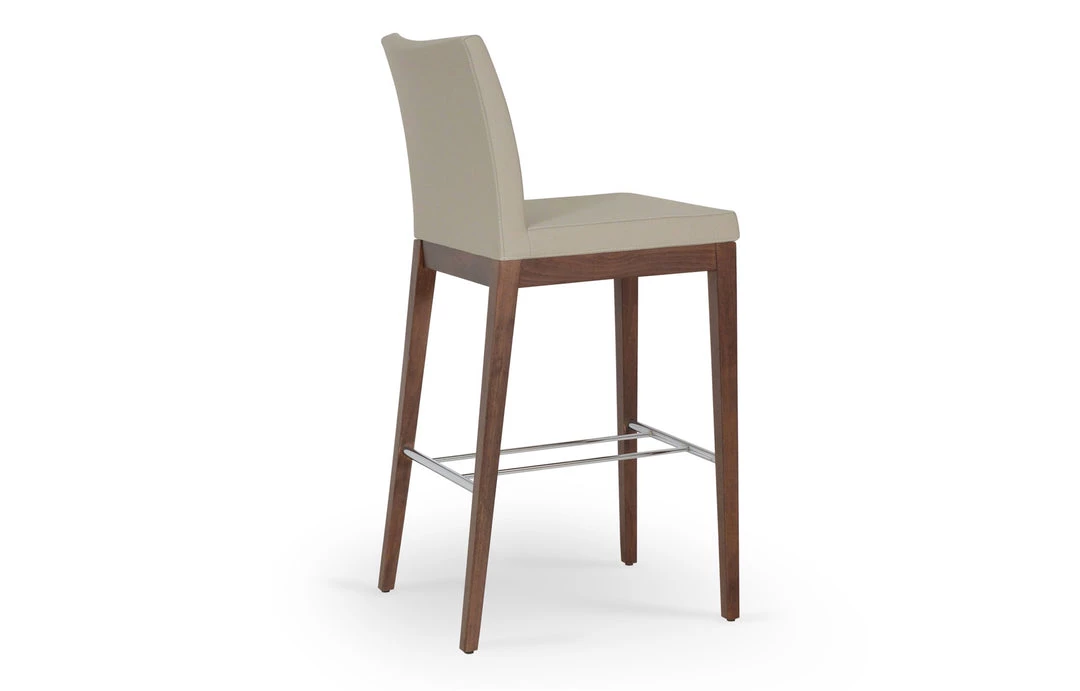 SohoConcept Aria Wood Bar Stool-Leather 11 SohoConcept Aria Wood Bar Stool-Leather
