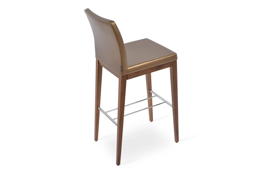 SohoConcept Aria Wood Bar Stool-Leather 13 SohoConcept Aria Wood Bar Stool-Leather