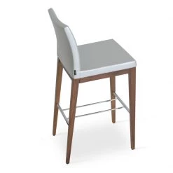 SohoConcept Aria Wood Bar Stool-Leather 31 SohoConcept Aria Wood Bar Stool-Leather