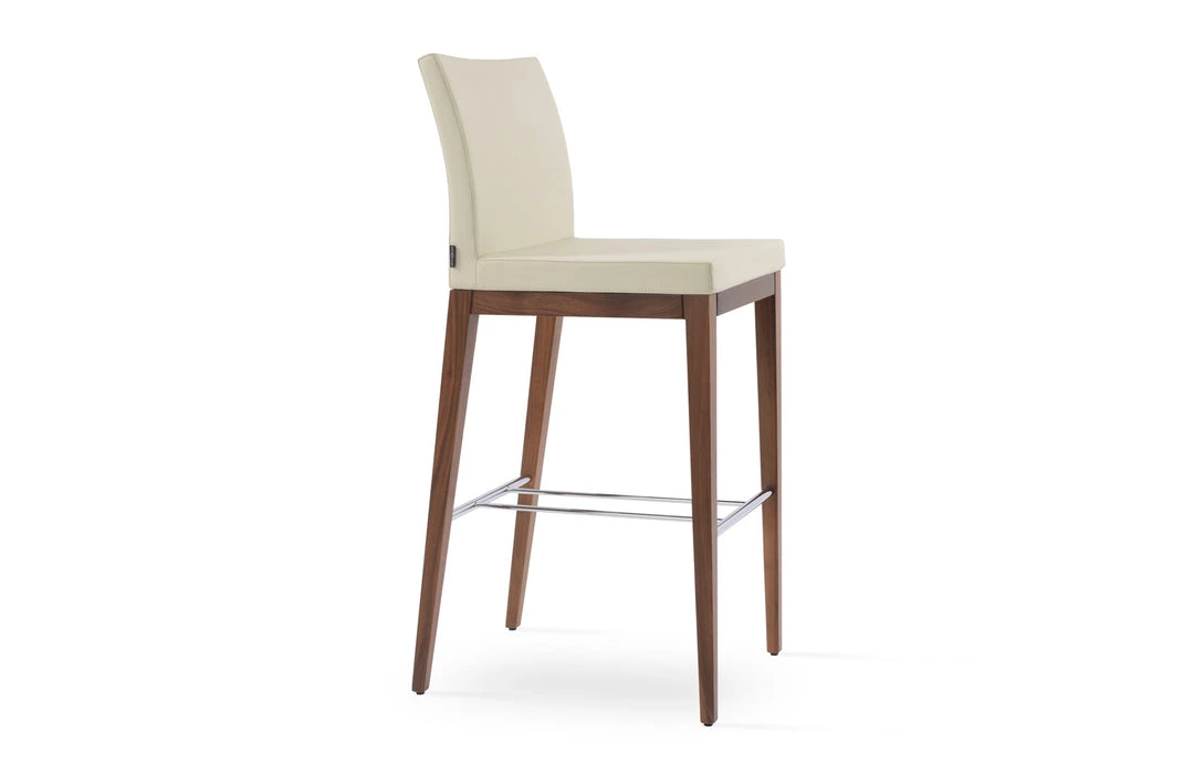 SohoConcept Aria Wood Bar Stool-Leather 17 SohoConcept Aria Wood Bar Stool-Leather