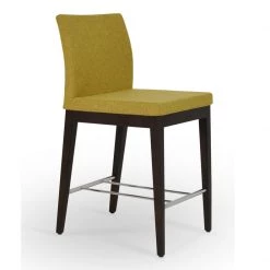 SohoConcept Aria Wood Counter Stool-Fabric