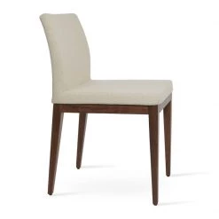 SohoConcept Aria Wood Dining Chair-Fabric Modern Dining