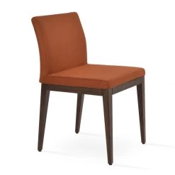 SohoConcept Aria Wood Dining Chair-Fabric Modern Dining