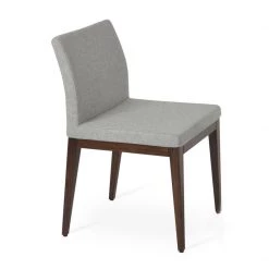 SohoConcept Aria Wood Dining Chair-Fabric Modern Dining
