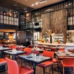 SohoConcept Aria Wood Dining Chair-Leather Modern Dining