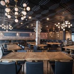 SohoConcept Aria Wood Dining Chair-Leather Modern Dining