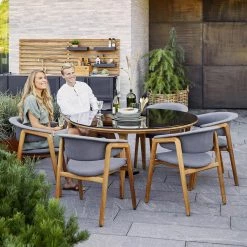 Cane-Line Aspect Outdoor Round Dining Table