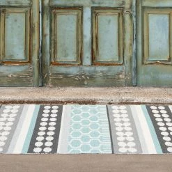 Pappelina Asta Pale Turquoise Runner Rug