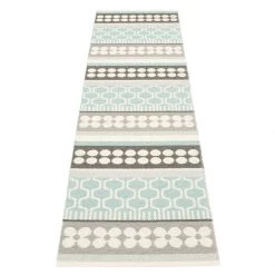 Pappelina Asta Pale Turquoise Runner Rug