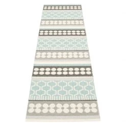 Pappelina Asta Pale Turquoise Runner Rug