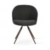 SohoConcept Modern Dining Athena Carrot Swivel Dining Armchair