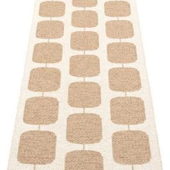 Pappelina Sten Light Nougat & Vanilla Runner Rug