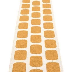 Pappelina Sten Ochre & Vanilla Runner Rug