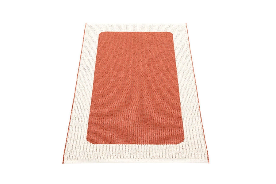 Pappelina Ilda Brick & Vanilla Runner Rug 8 Pappelina Ilda Brick & Vanilla Runner Rug