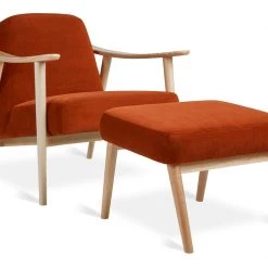 Gus Baltic Chair And Ottoman Modern Living