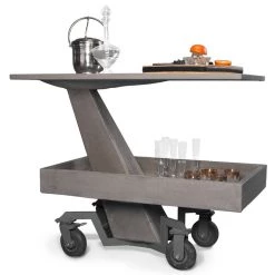 James De Wulf Bar Cart Table