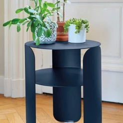 Fermob Bebop Side Table With Shelf 39 Fermob Bebop Side Table With Shelf