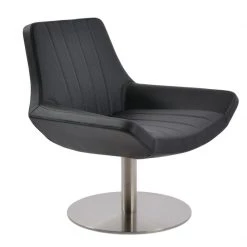 SohoConcept Modern Living Bellagio Swivel Round Armchair