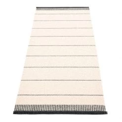 Pappelina Belle Black Runner Rug