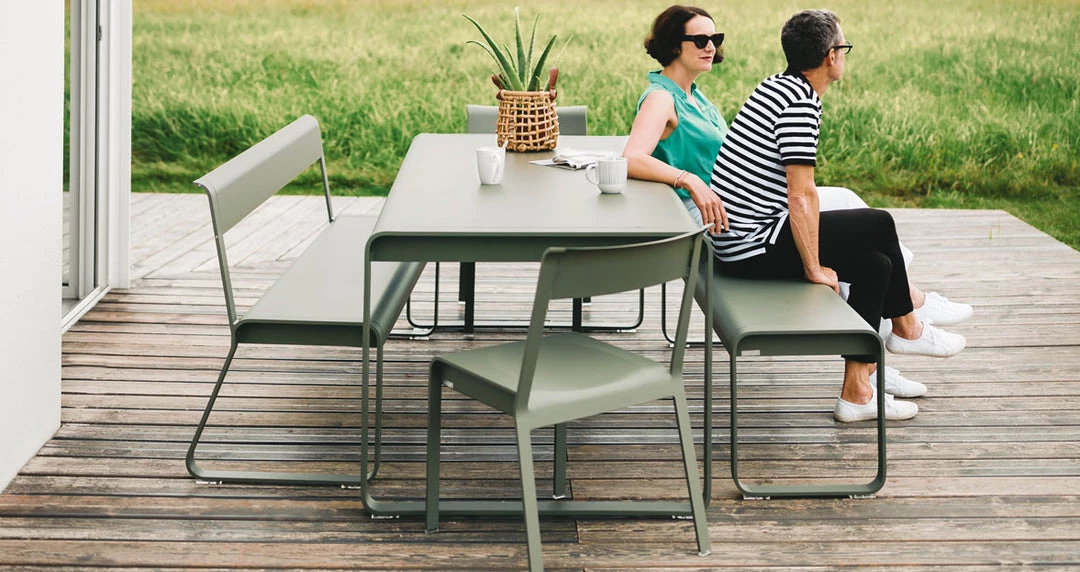 Fermob Dining Bellevie Bench 5 Fermob Dining Bellevie Bench