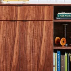 Gus Belmont Walnut Cabinet Modern Dining