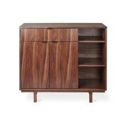 Gus Belmont Walnut Cabinet Modern Dining