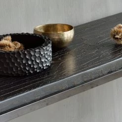 Ethnicraft Black Chopped Bowls (set Of 3)