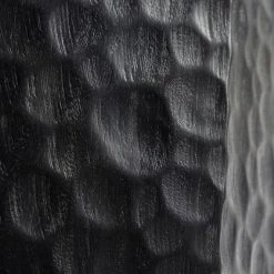 Ethnicraft Black Chopped Waste Paper Basket