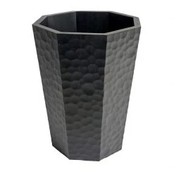 Ethnicraft Black Chopped Waste Paper Basket