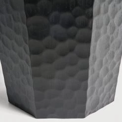 Ethnicraft Black Chopped Waste Paper Basket