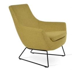SohoConcept Rebecca Wire Sled Base Arm Chair Modern Living