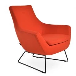 SohoConcept Rebecca Wire Sled Base Arm Chair Modern Living