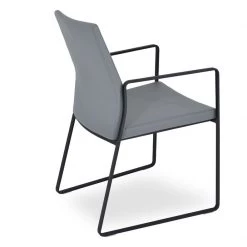SohoConcept Pasha Sled Dining Arm Chair
