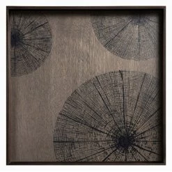 Ethnicraft Black Slices Wooden Tray