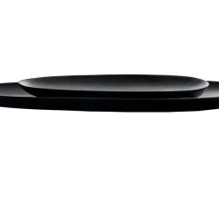 Ethnicraft Black Thin Oval Boards (set Of 2)