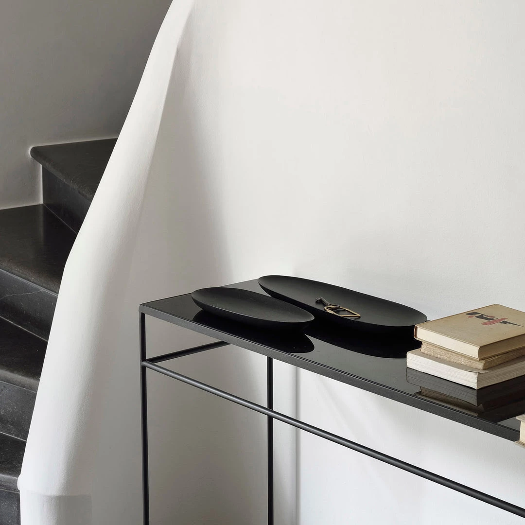 Ethnicraft Black Thin Oval Boards (set Of 2) 5 Ethnicraft Black Thin Oval Boards (set Of 2)