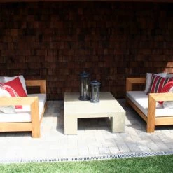 James De Wulf Block Coffee Table