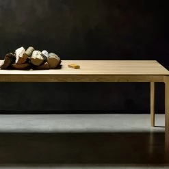 Ethnicraft Modern Dining Oak Bok Dining Table