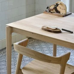 Ethnicraft Oak Bok Extendable Dining Table